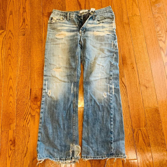 Vintage Distressed Armani Exchange Bootcut Jeans 29 X 30 - Picture 1 of 12